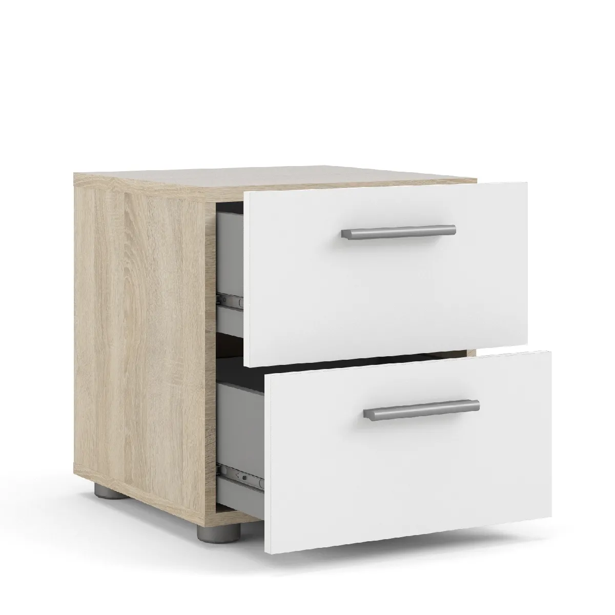 ALTER - Table de Chevet Chêne Blanc