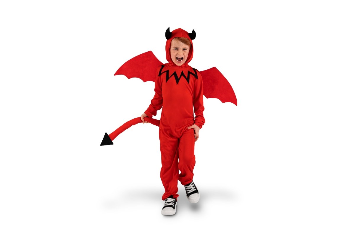 Halloween Kostuum Rood Kind Duivel 2 delig
