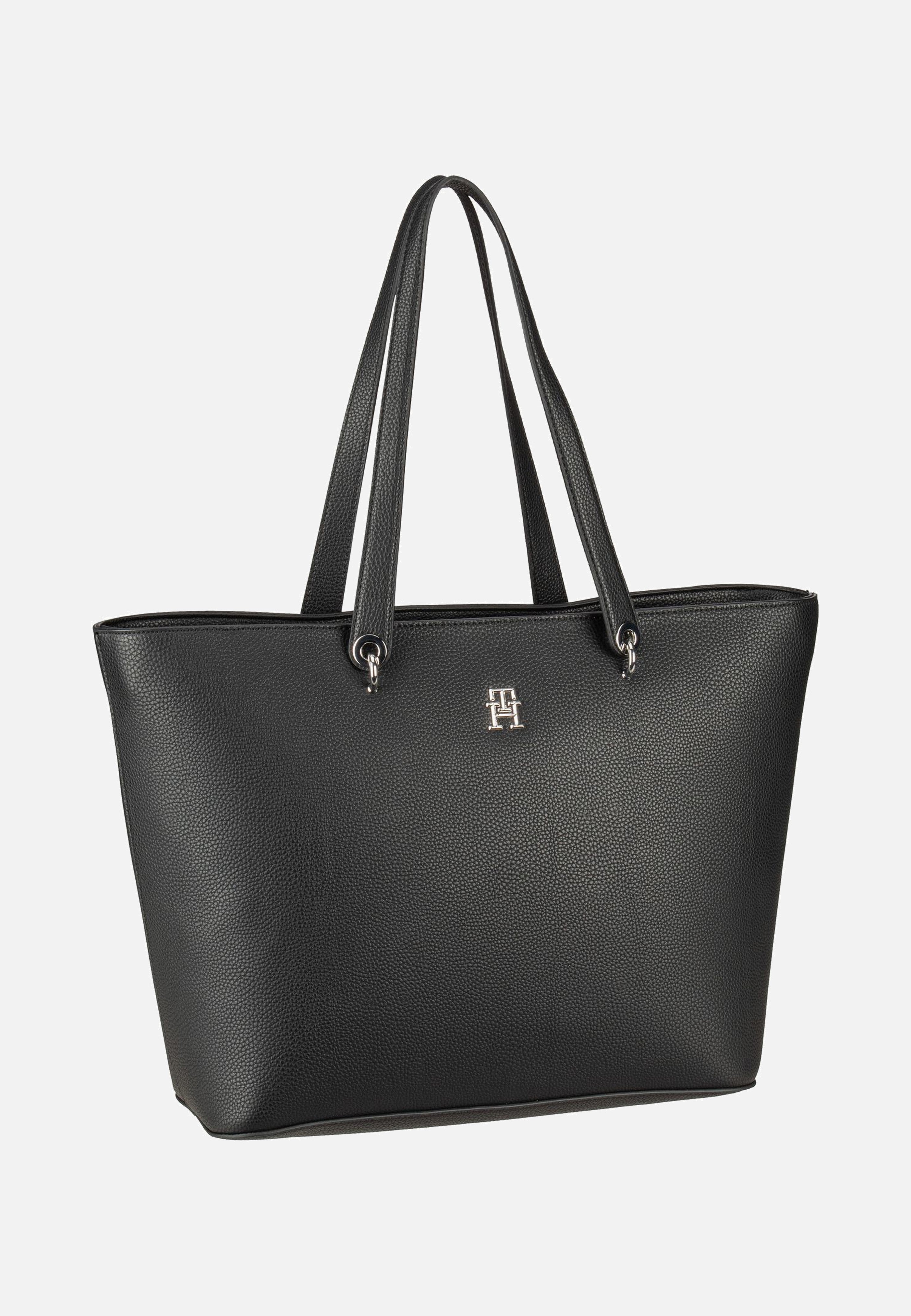 TH Emblem Tote Black - Shopper