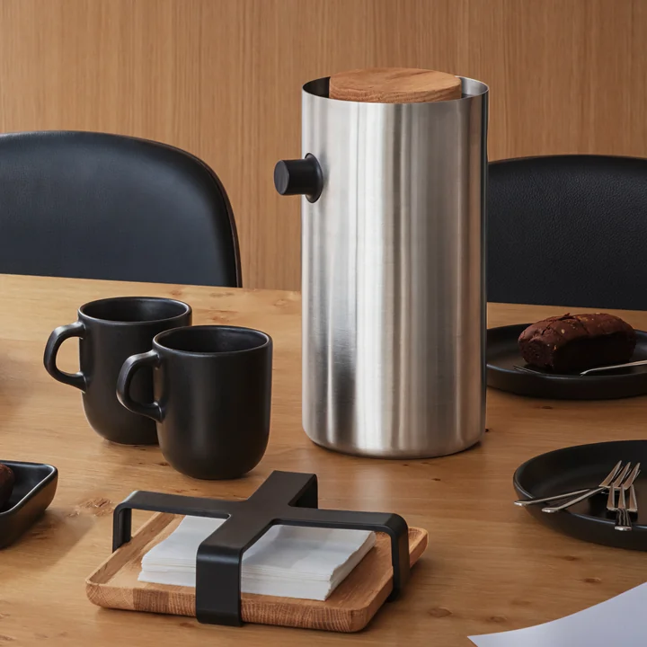 Eva Solo - Nordic Kitchen Serviettenhalter, Bambus / schwarz