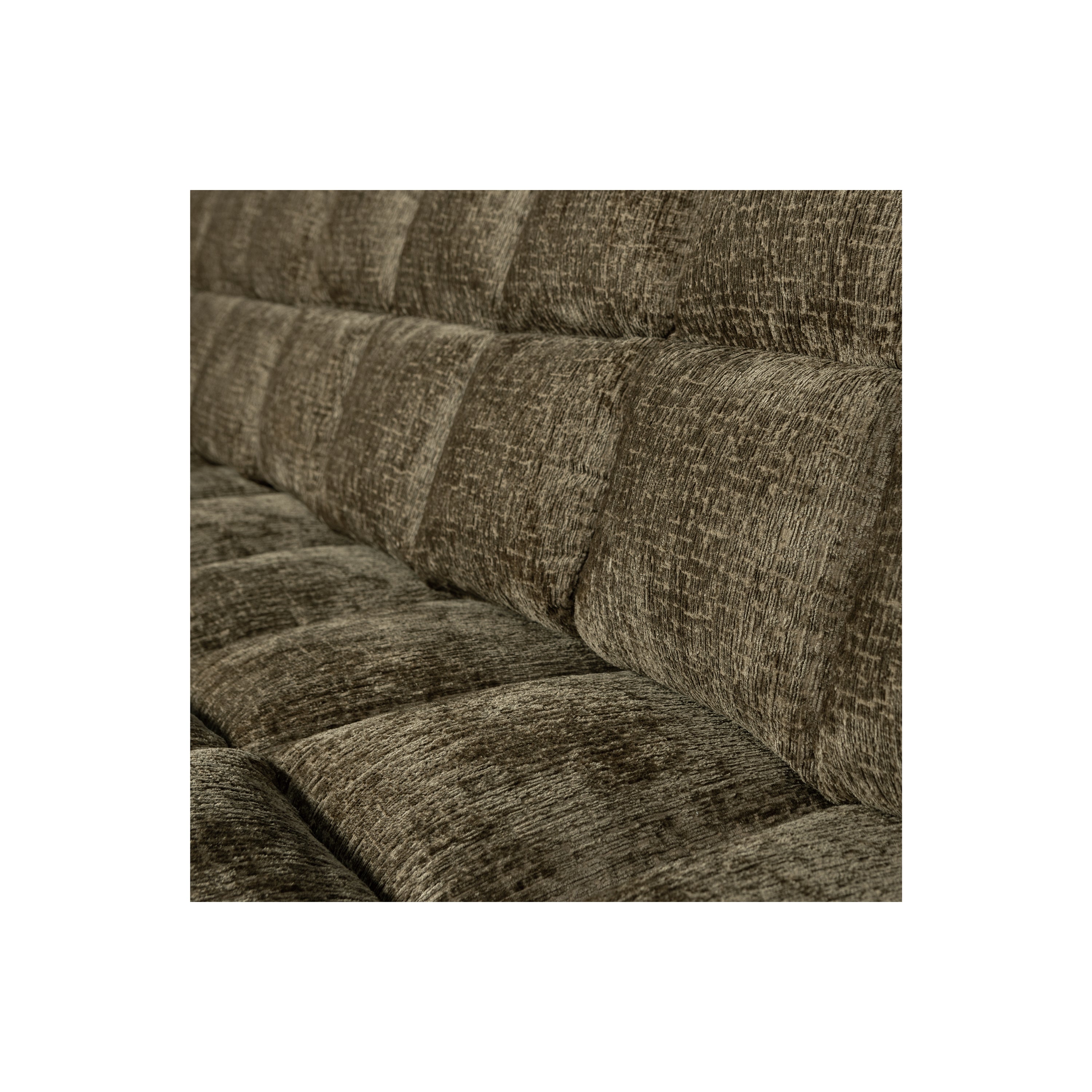 WOOOD Second Date 4-zits Bank - Structure Velvet - Bonsai