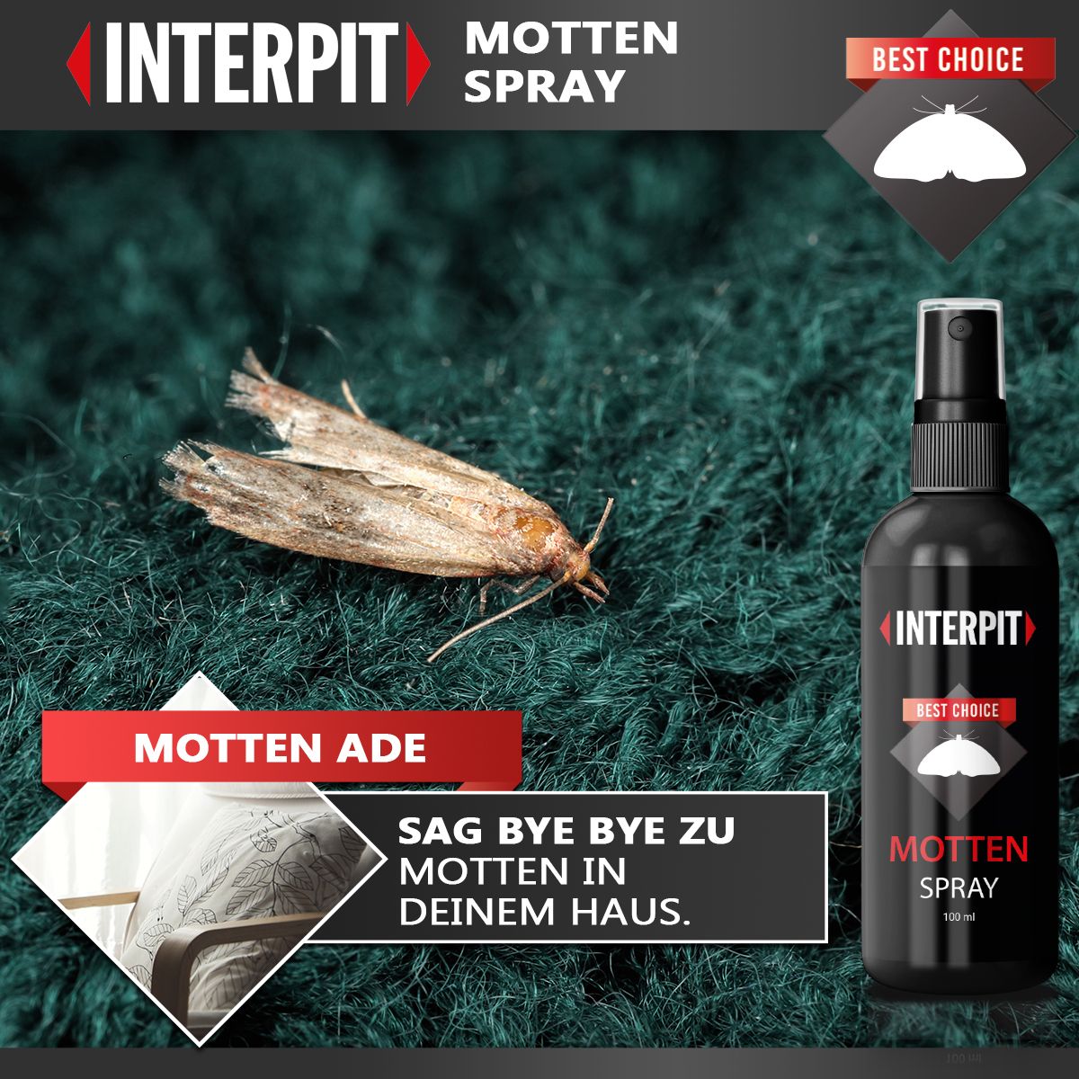 Interpit® | Anti Motten Spray