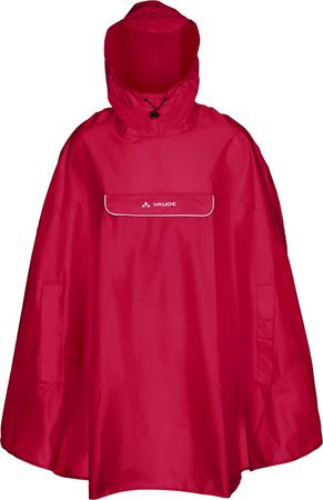 VALDIPINO Unisex-Regenponcho  indian red  M
