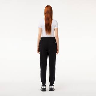 Pantalon de survêtement Jogger imprimé Lacoste Pantalons de survêtement - Noir - Lacoste - Femme