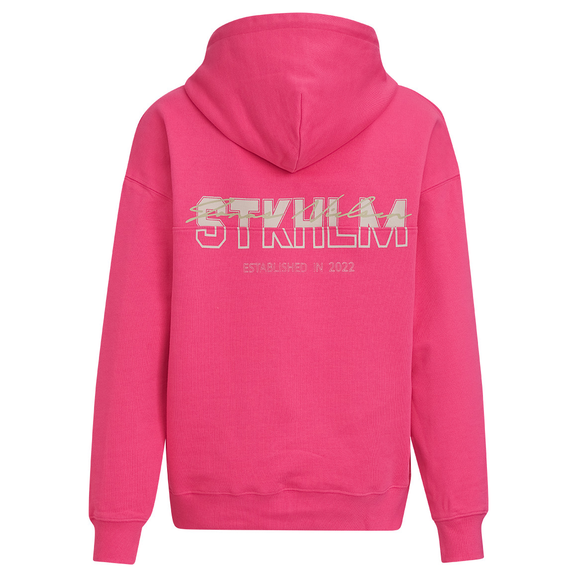 Jonas Nielsen Damen Hoodie mit Logo-Stickerei pink