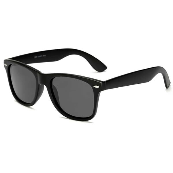 Retro Wayfarer solbriller Matts Black + Senile Cord