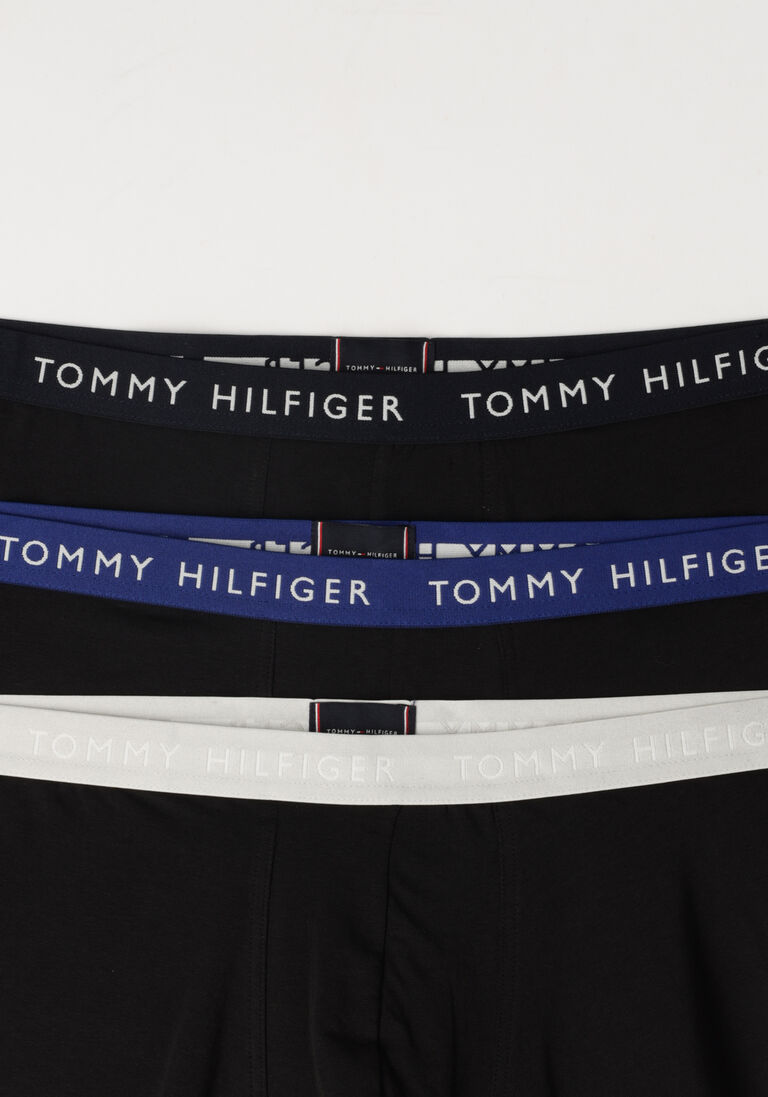 TOMMY HILFIGER UNDERWEAR zwarte tommy hilfiger underwear boxershort 3p trunk wb