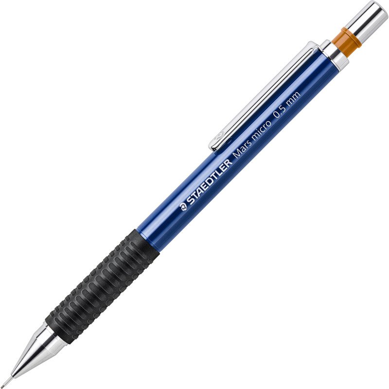 Portemine rechargeable Mars Staedtler pointe 0,5 mm B bleu