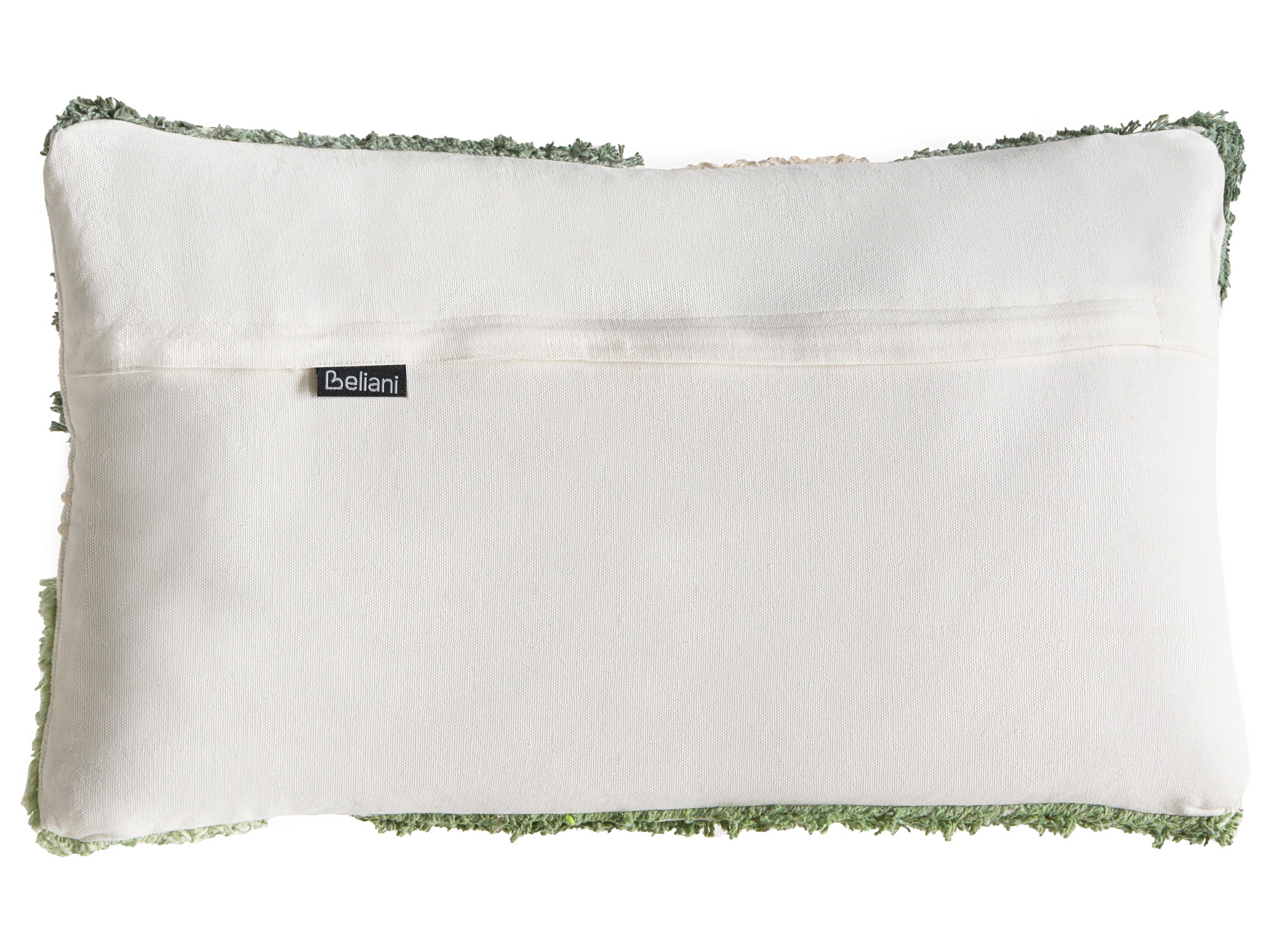 Set van 3 sierkussens ALSTONIA Katoen 30 x 50 cm 45 x 45 cm Groen abstract patroon