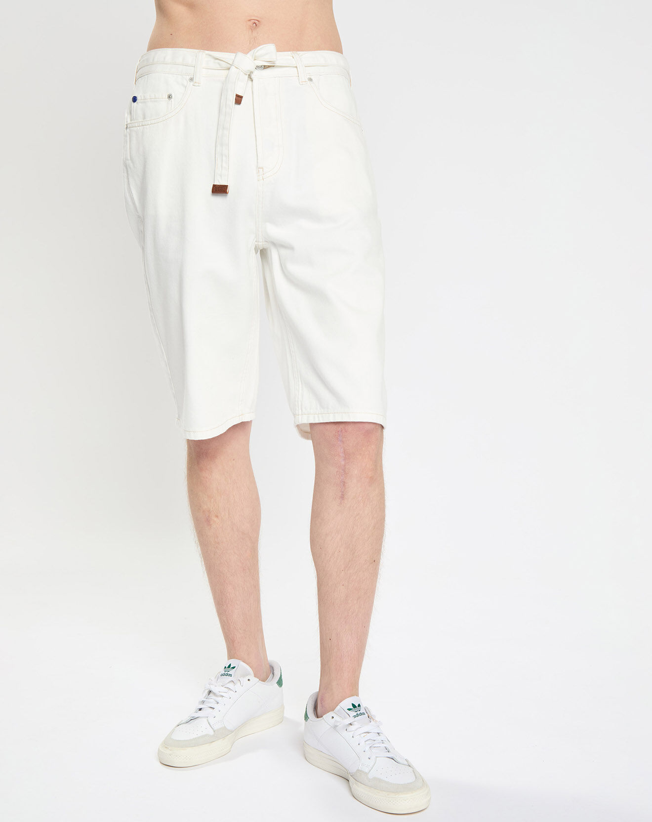 Scotch & Soda Short en Jean Regular Fit Strand Loose blanc
