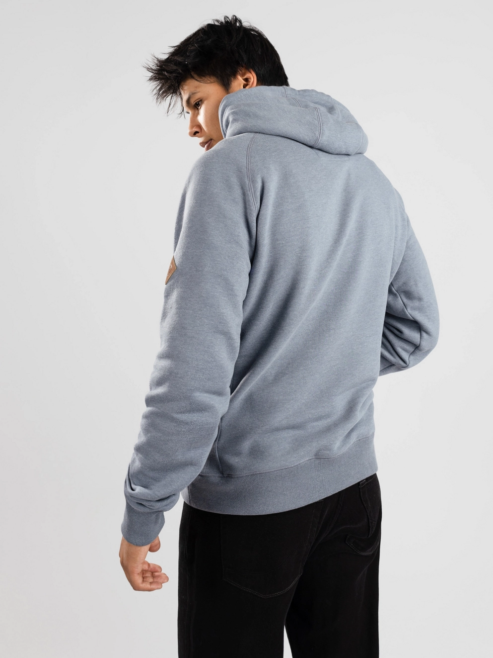 Kazane Esben Hoodie china blue heather