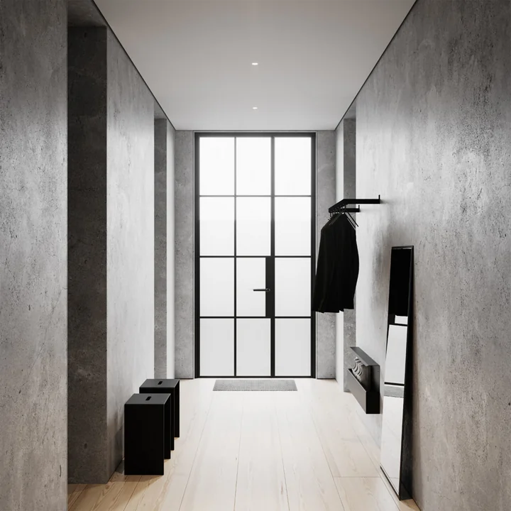 Nichba Design - Hocker H 45 cm, weiss