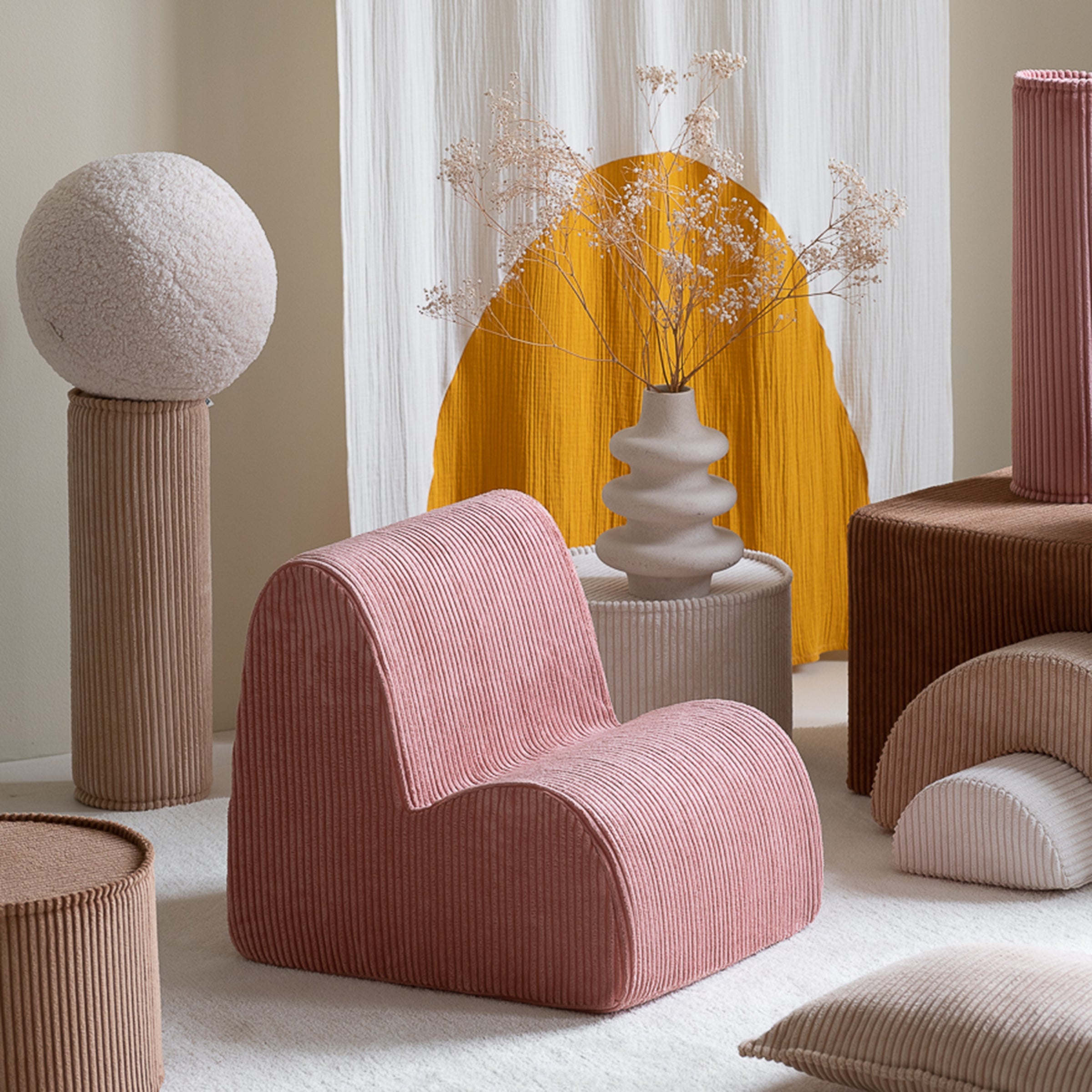 Wigiwama Sessel Cloud Pink Mousse