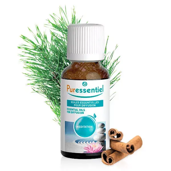 Difusor de Meditação com Mistura de Óleos Essenciais Puressentiel 30ml