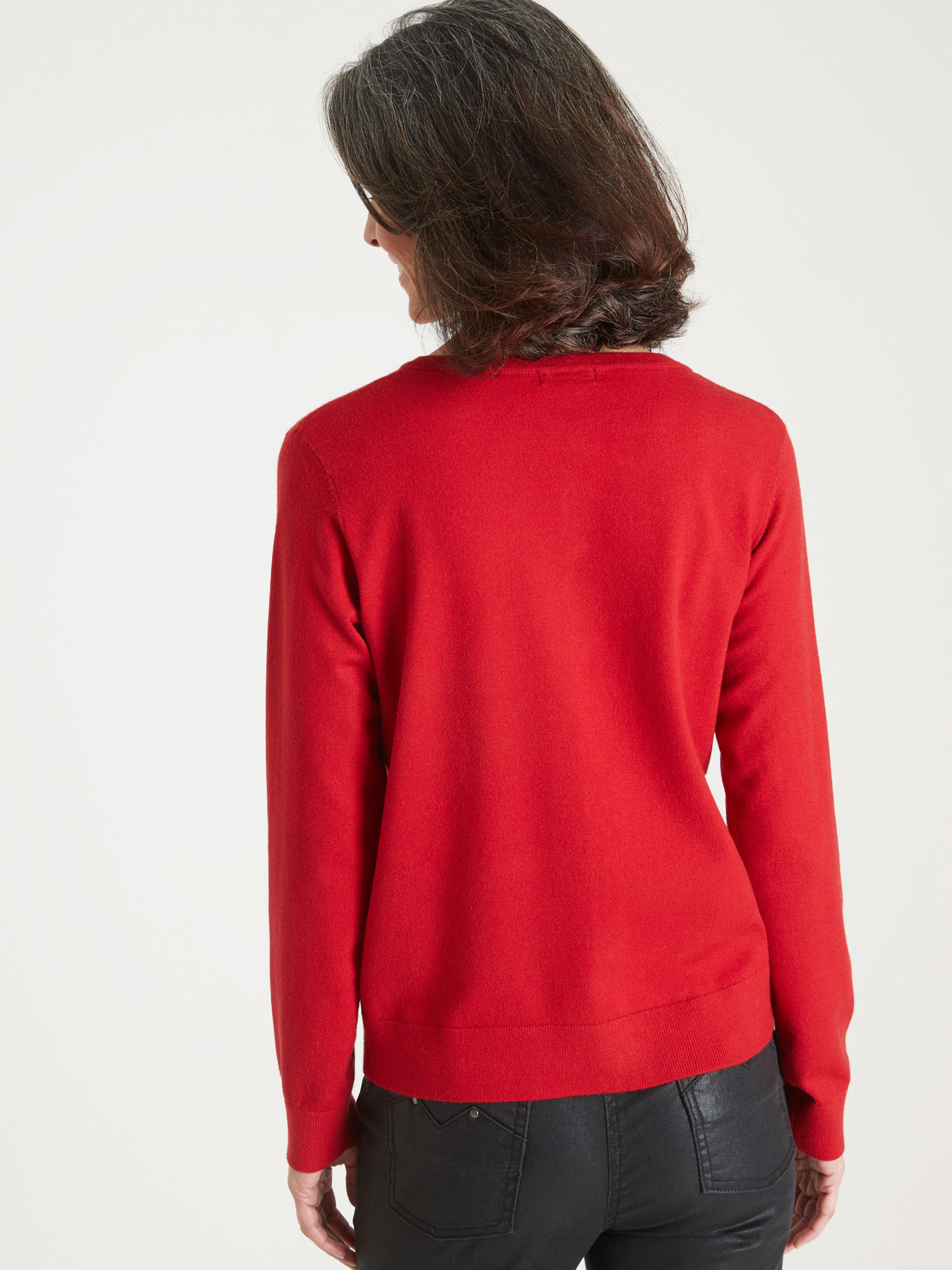 Cardigan élégant boutons-bijoux