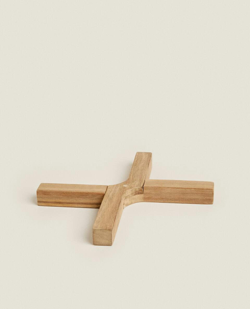 SUPORTE DOBRÁVEL DE ACÁCIA