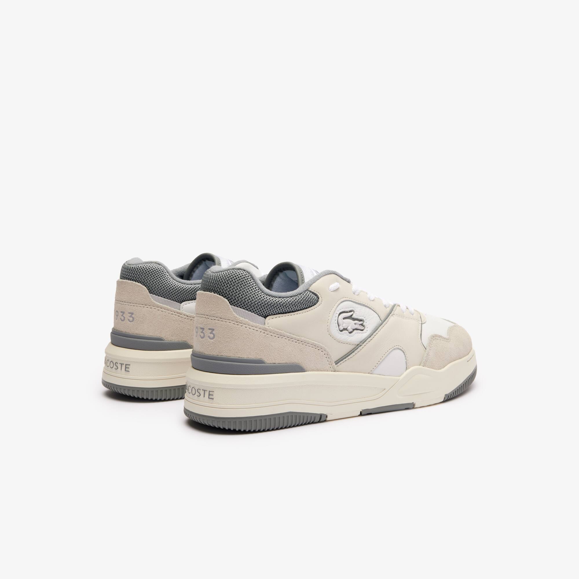 Herren-Sneakers Lineshot aus Leder mit Logo Sneakers - Weiss - Lacoste - Herren