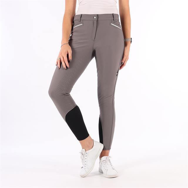 Paardrijbroek QUUR QCardie Softshell Full Grip Grijs