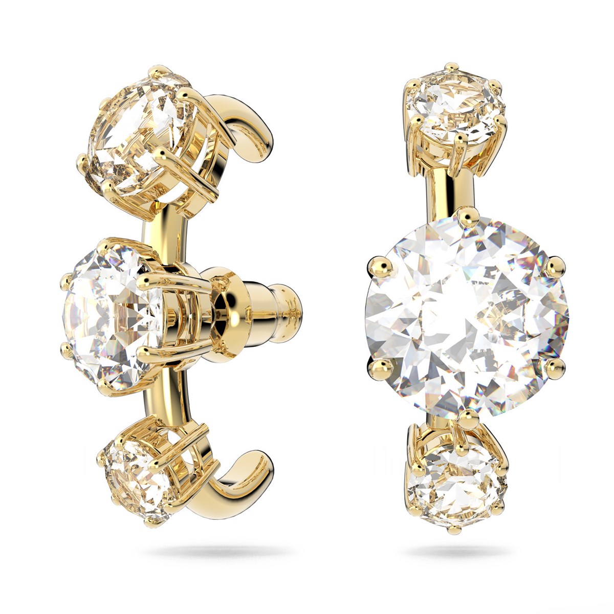 Boucles d'oreilles Swarovski Constella dorées