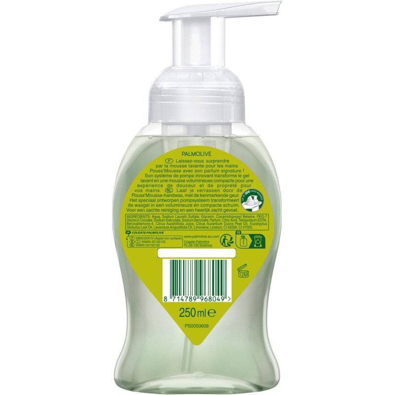 Crème lavante Magic Pouss' Mousse Palmolive citron vert - Flacon de 250 ml