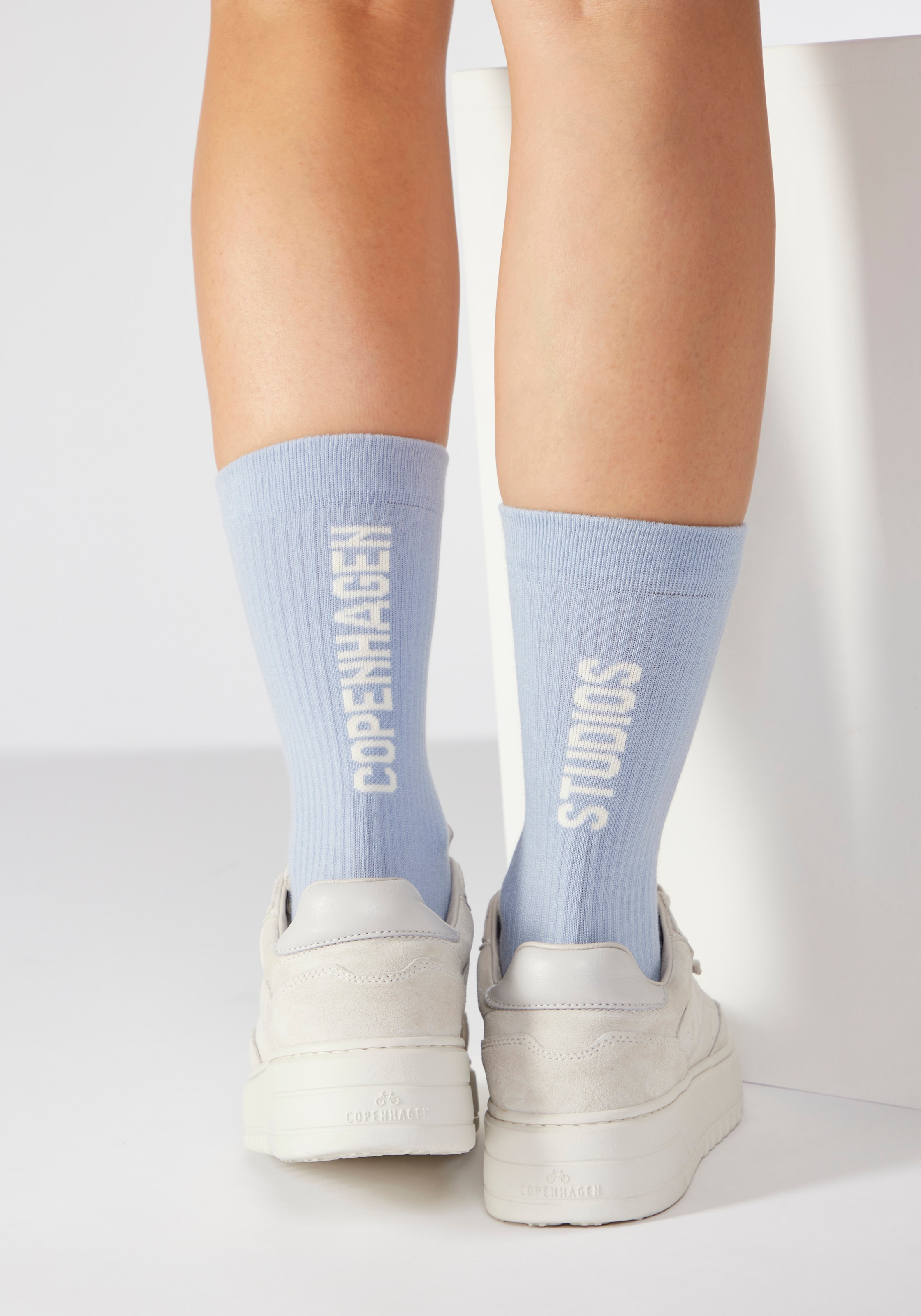 Copenhagen Studios Tennissocken Packung, 3 Stk. tlg. mit grossem Schriftzug