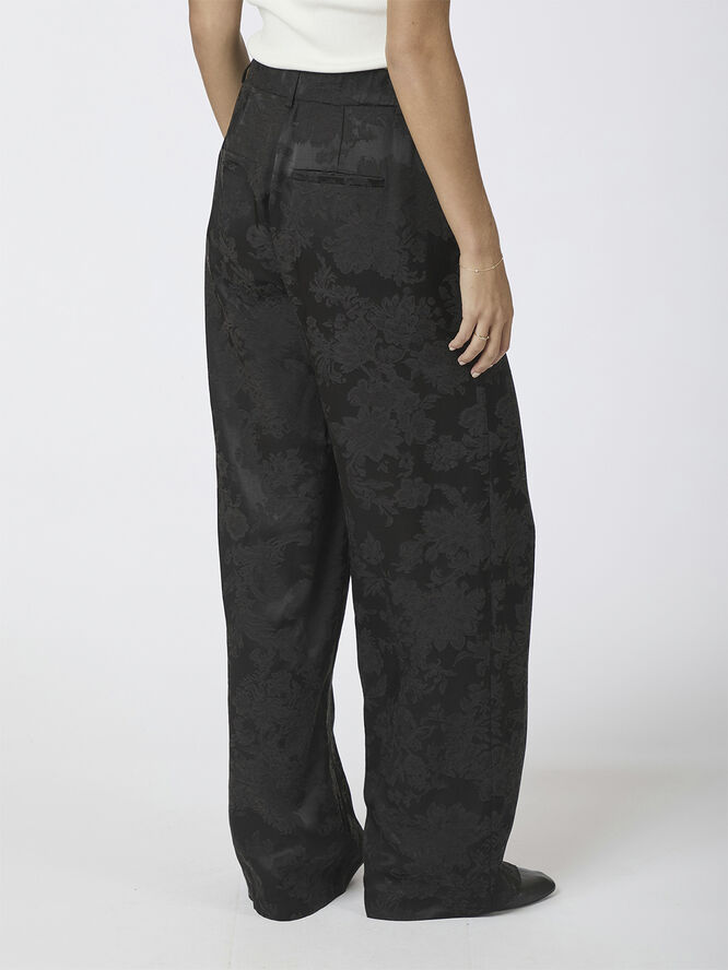 Neo Noir Emmett Jacquard Pants Black