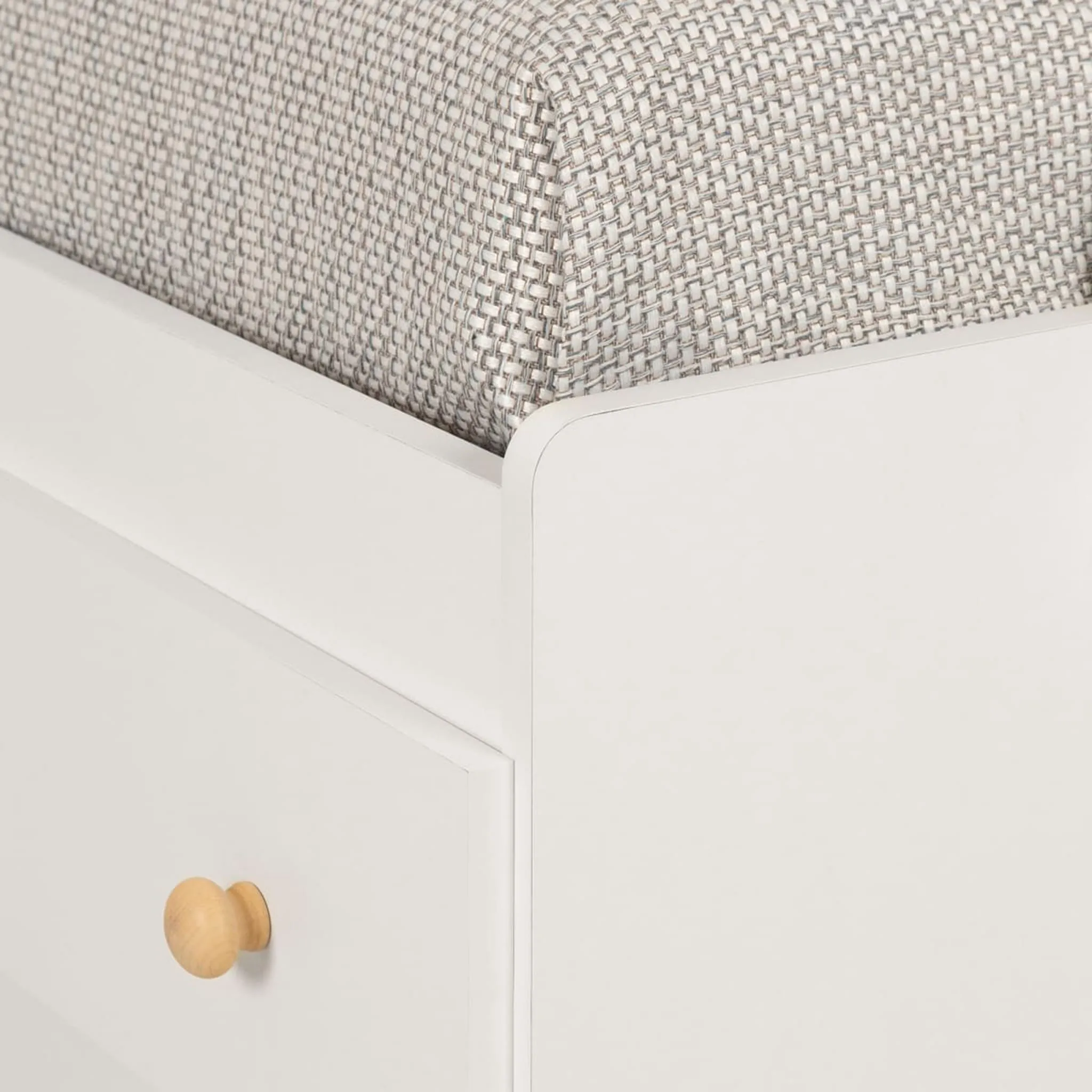 South Shore Lit Matelot Simple 3 Tiroirs Summertime - Blanc Solide