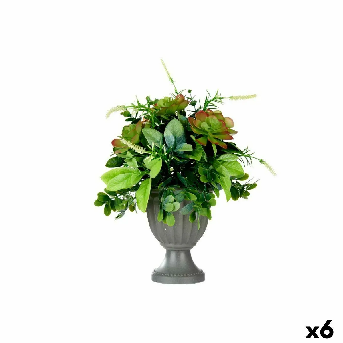 Ibergarden Plante Décorative Verre Plastique