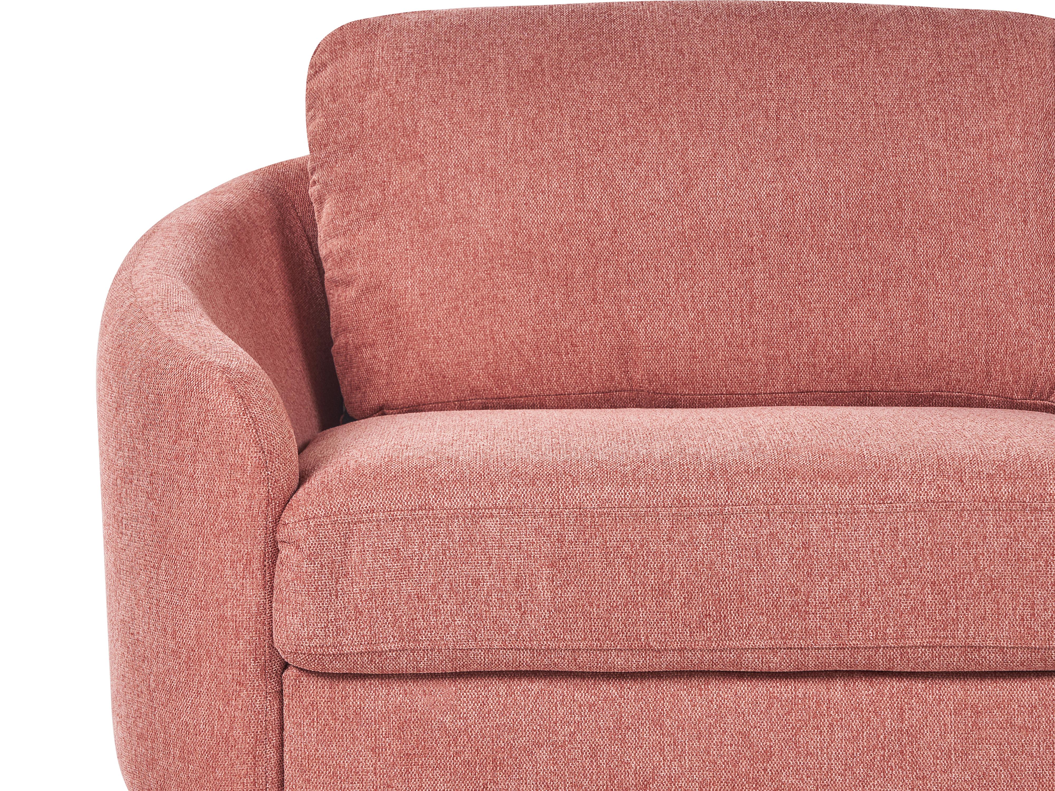 Bank 3-zits TROSA Stof Roze