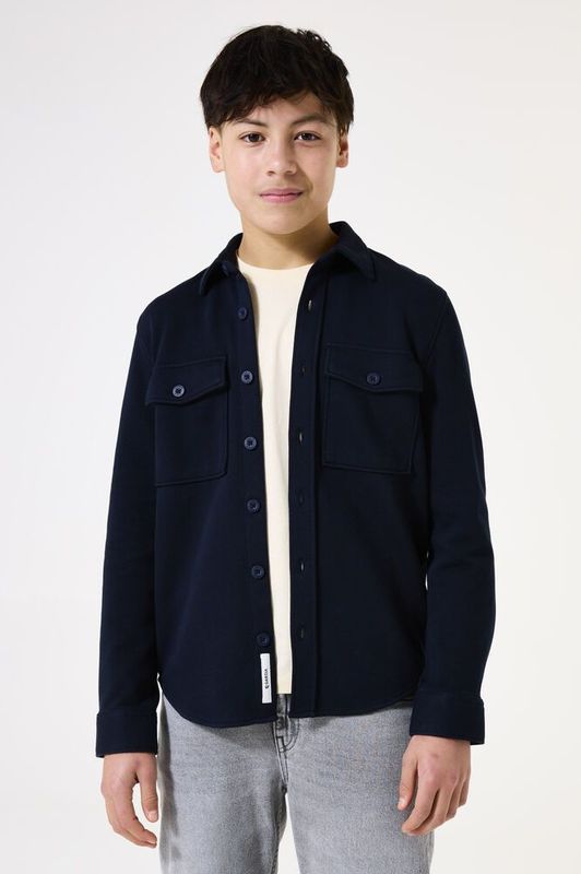 GARCIA - Overshirt - Blauw - Met Borstzakken - Regular Fit