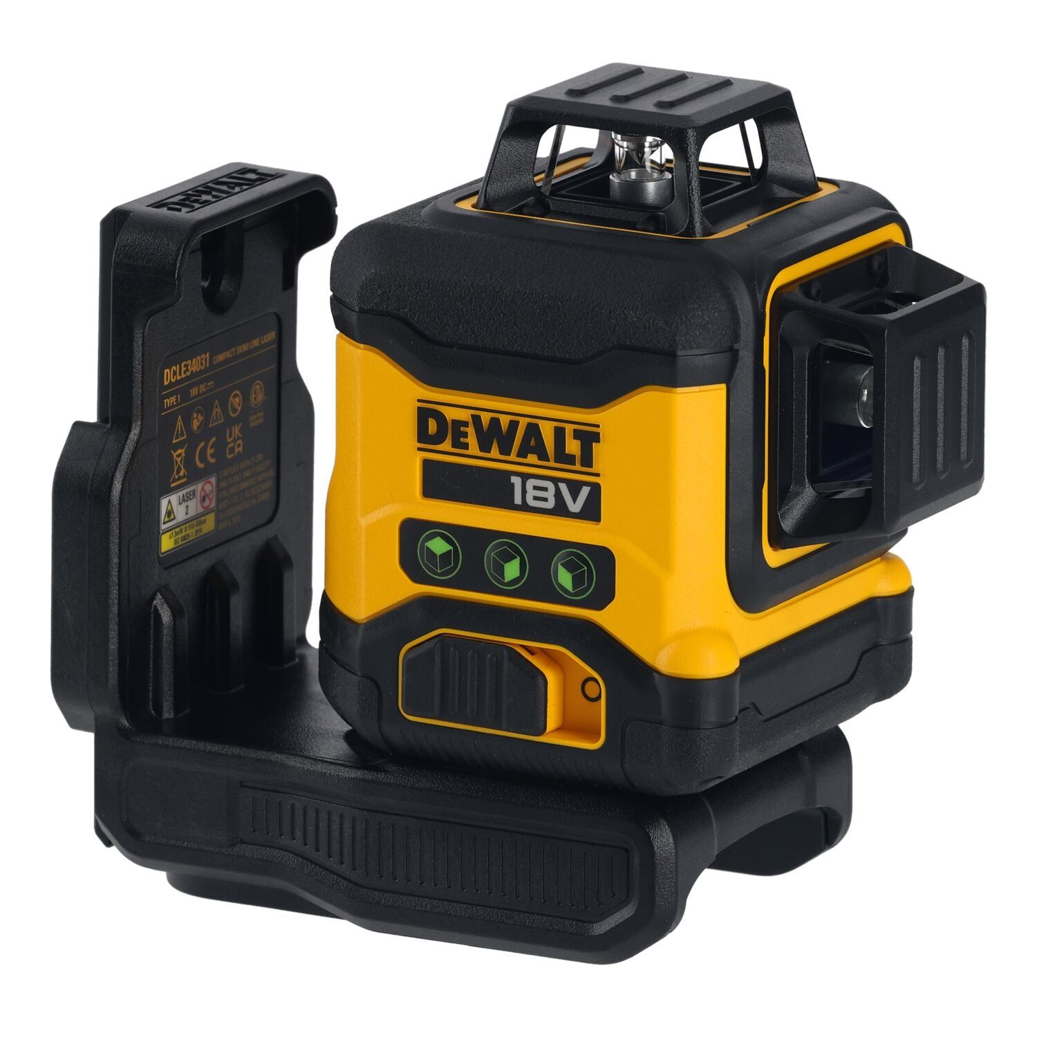 DeWALT DCLE34031N 3x360° Compacte kruislijnlaser groen 18V XR Basic Body in koffer