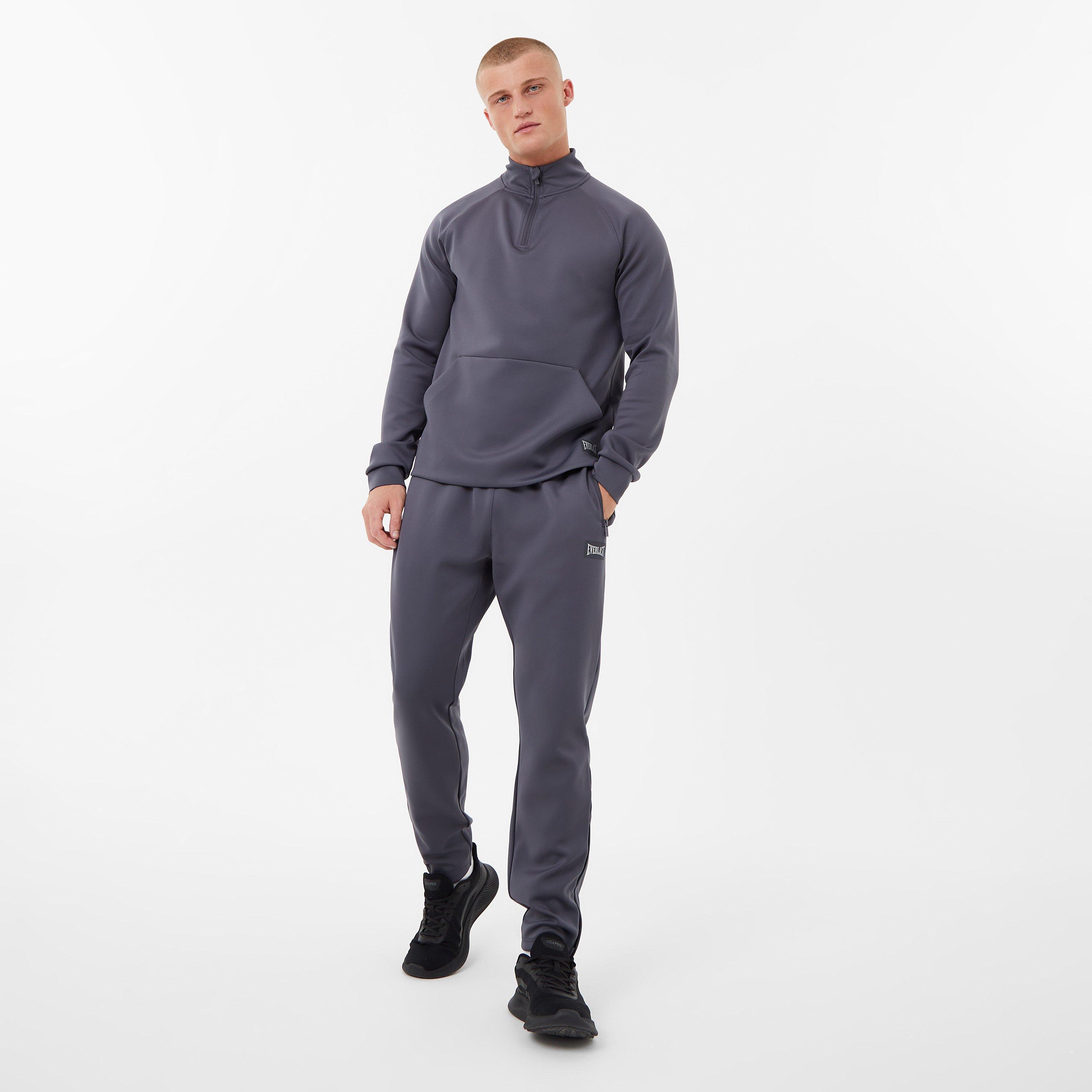 Everlast quarterZip Track Jacket Mens