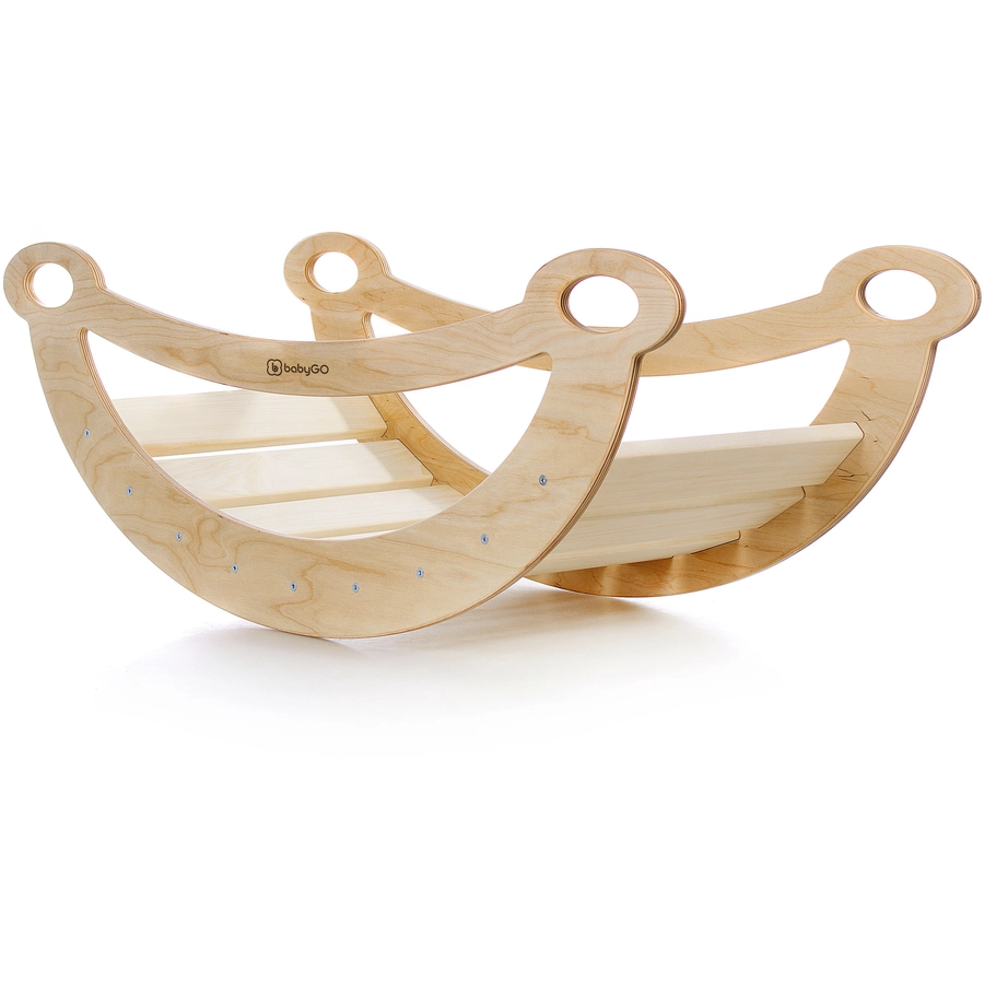 babyGO Bogenwippe mit Polster, beige