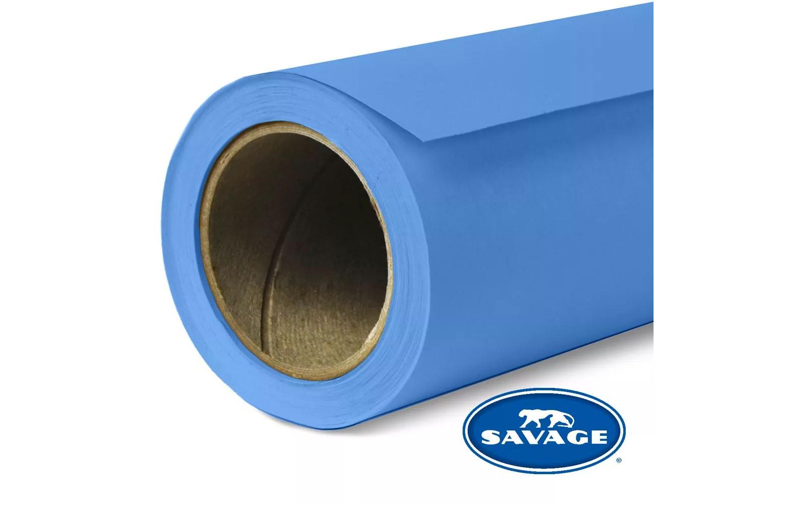Hintergrund Papier 1.35 x 11 m Studio BlueDas Hintergrundpapier von Savage