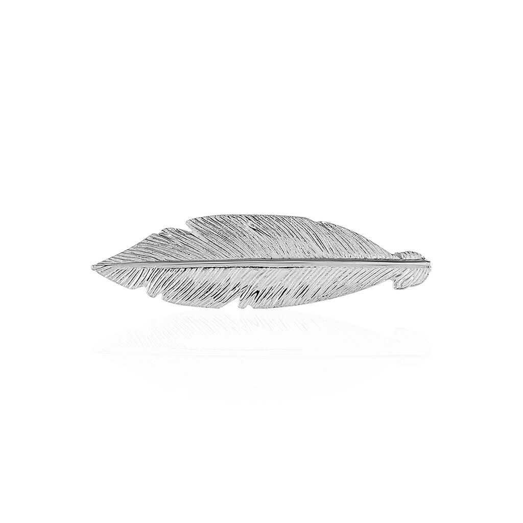 Broche Euriell Argent Blanc