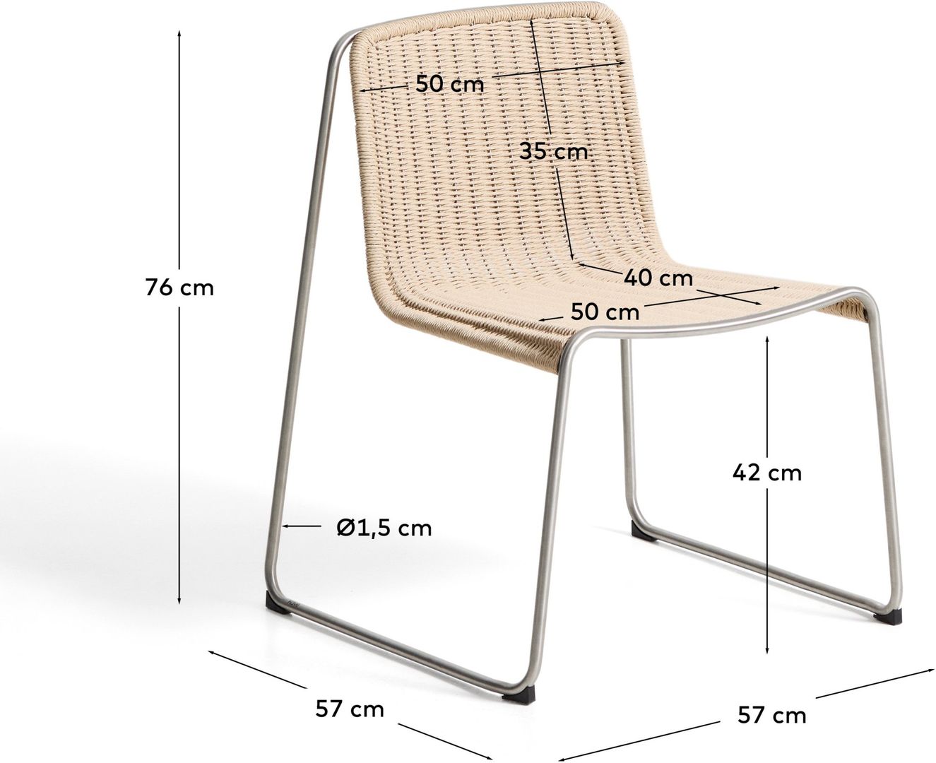 Kave Home   Tavari Eetkamerstoel