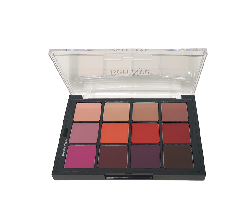 Ben Nye - STP390 Berry Bright Lip Color, 12er Palette