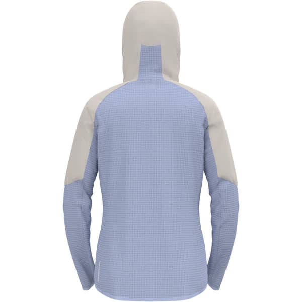 Veste polaire ski rando ODLO ASCENT HYBRID JACKET INSULATED W SILVER CLOUD/BLUE HERON