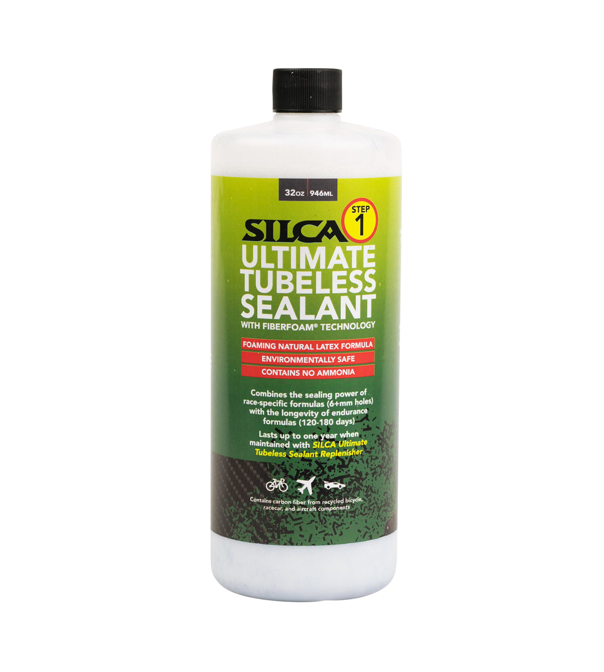 Silca Ultimate Tubeless Væske Med Fiberfoam 473ml
