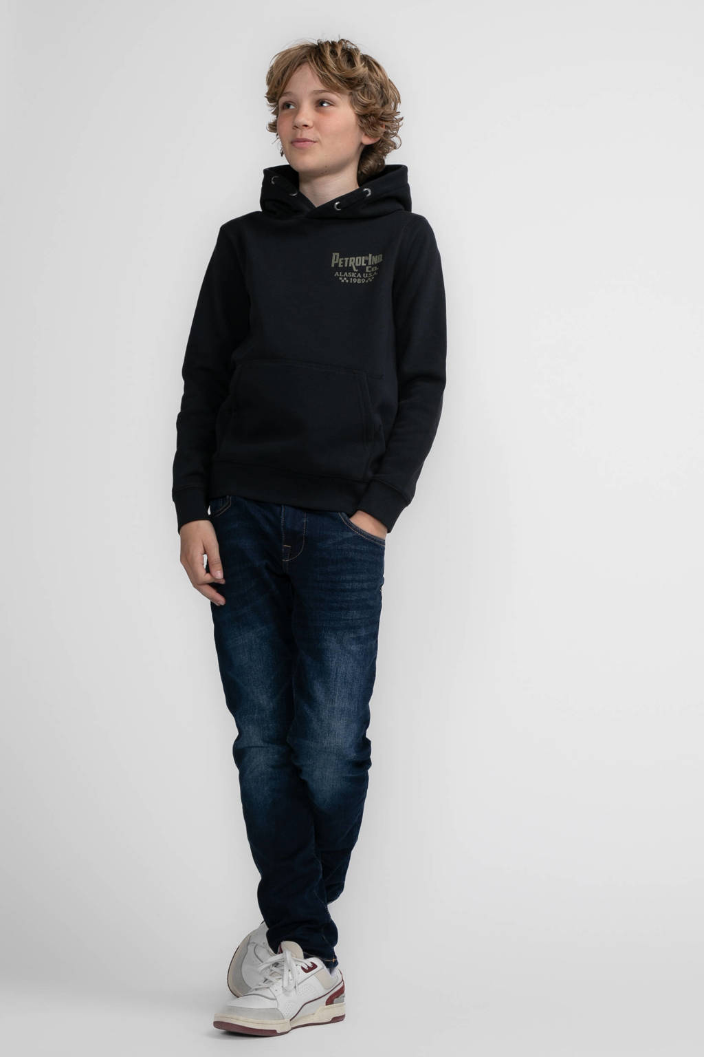 Petrol Industries hoodie zwart