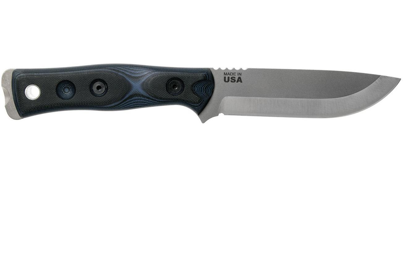 TOPS Knives B.O.B. Fieldcraft 154CM Blue/Black G10 BROS-154-BB bushcraftmes