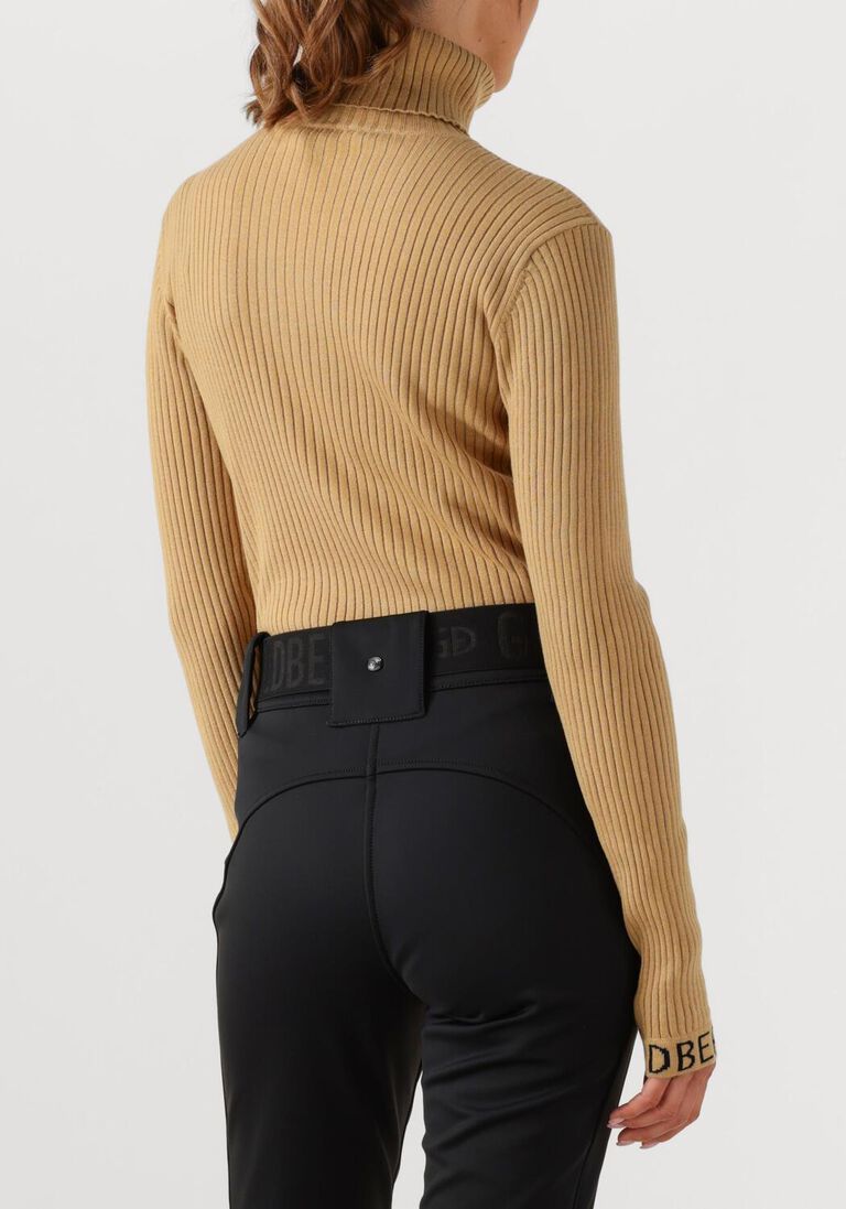 camel goldbergh coltrui mira long sleeve knit sweater