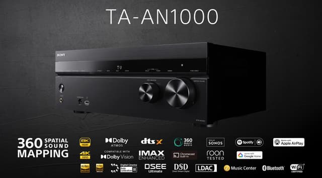 Sony TA-AN1000 7.2 Channel 8K A/V modtager