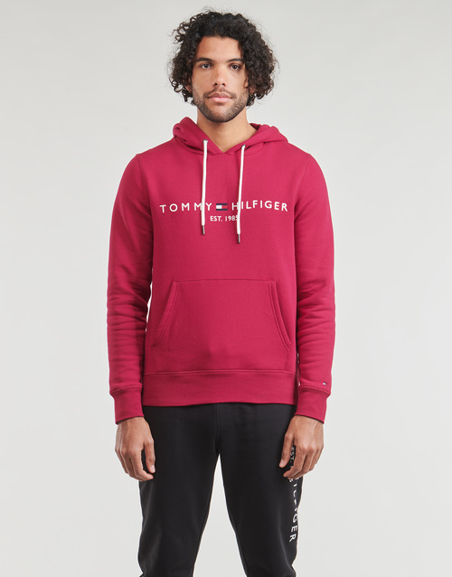 Tommy Hilfiger - TOMMY LOGO HOODY - Bordeaux