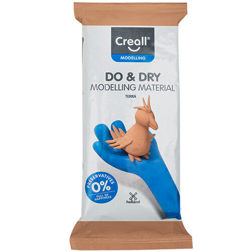 Creall luchthardende boetseerklei - 500 gr - terra-cotta