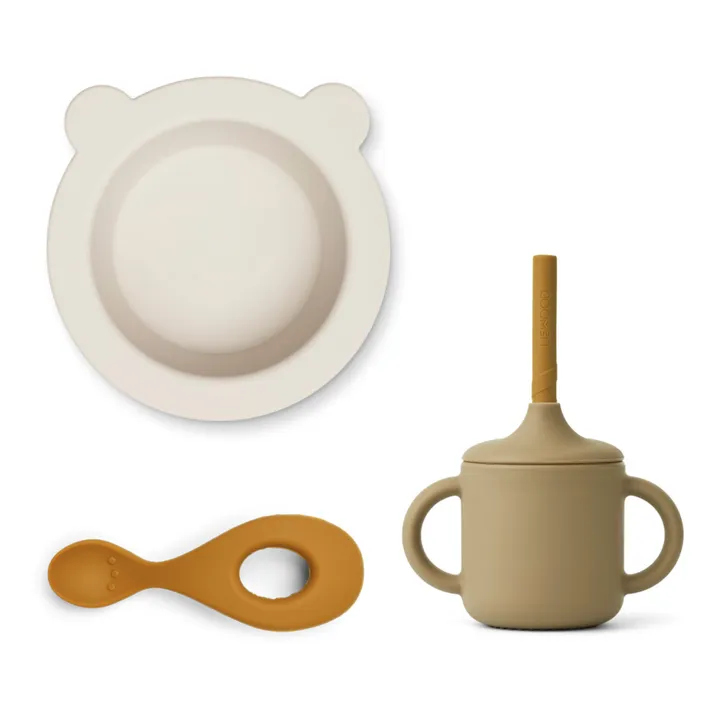 Liewood Set vaisselle Kali - Set de 3 | Beige