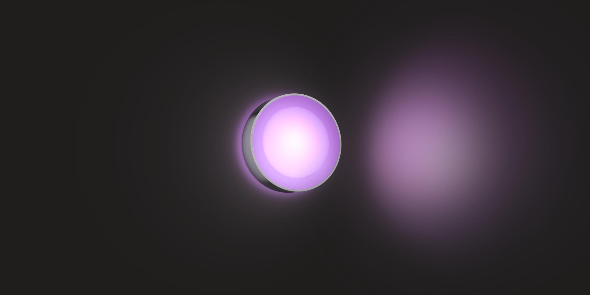 Philips Hue - Daylo Wall Light Hue Outdoor - Inox - White & Color Ambiance