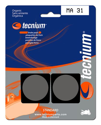 Plaquettes de freins Tecnium route organique - MA31