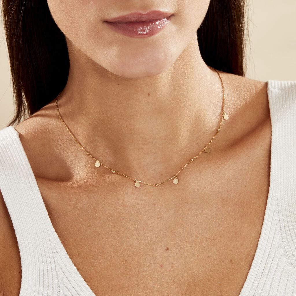 Collier Eleonora Or Jaune