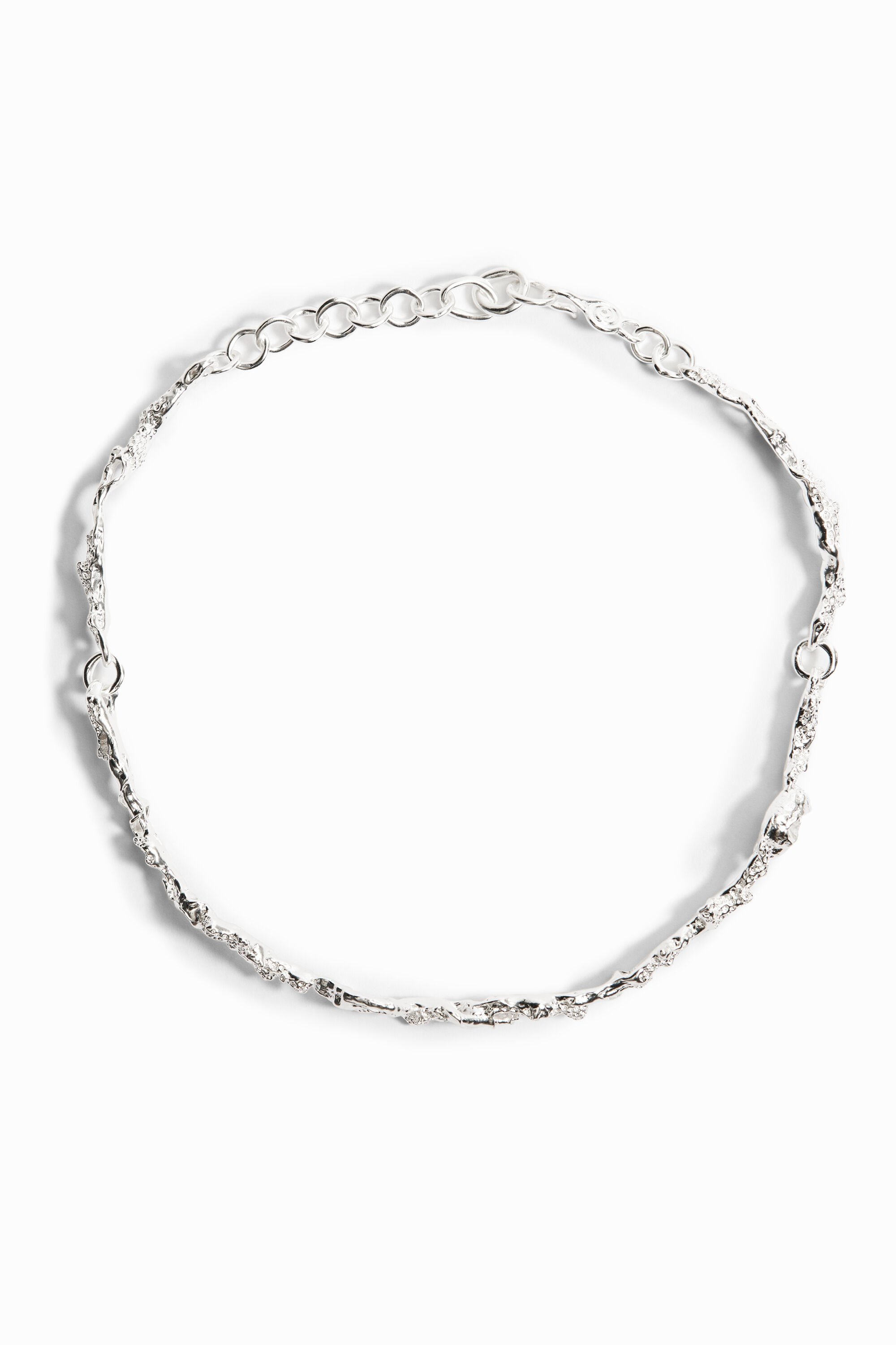 Choker fin plaqué argent Zalio